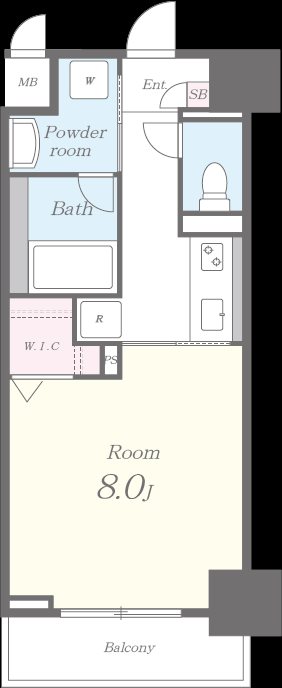 フェリーチェ ヴィータ 間取り図