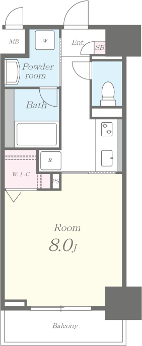 フェリーチェ ヴィータ 間取り図