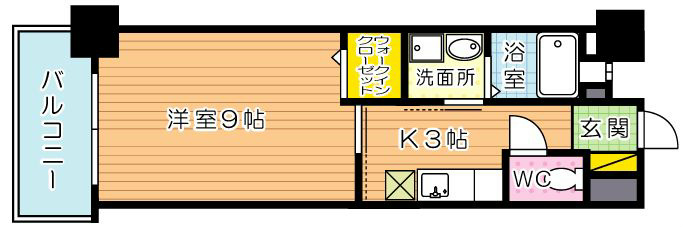 GRAVIS(グラヴィス) 705号室 間取り