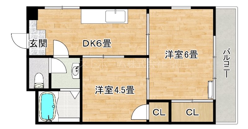 大浜TKハイツ 間取り