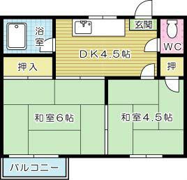 サーストコーポ 202号室 間取り