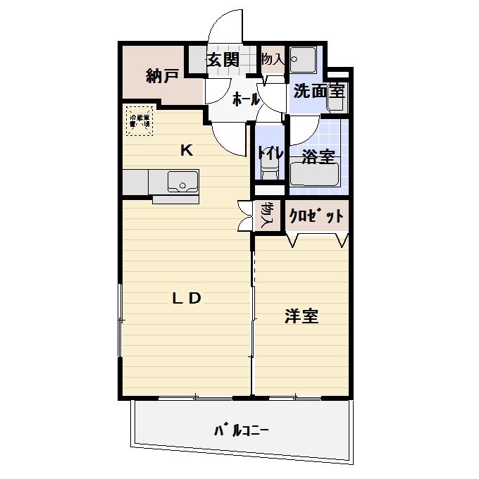 アンソレイエ・槙 間取り
