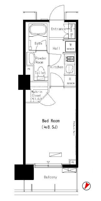 パークアクシス西船橋本郷町 間取り図
