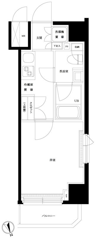 ルーブル新丸子 間取り図