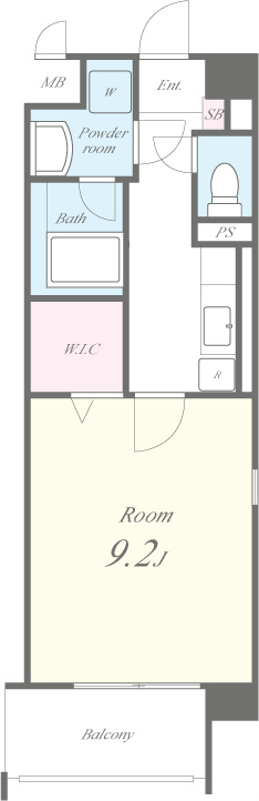 フランディル 間取り図