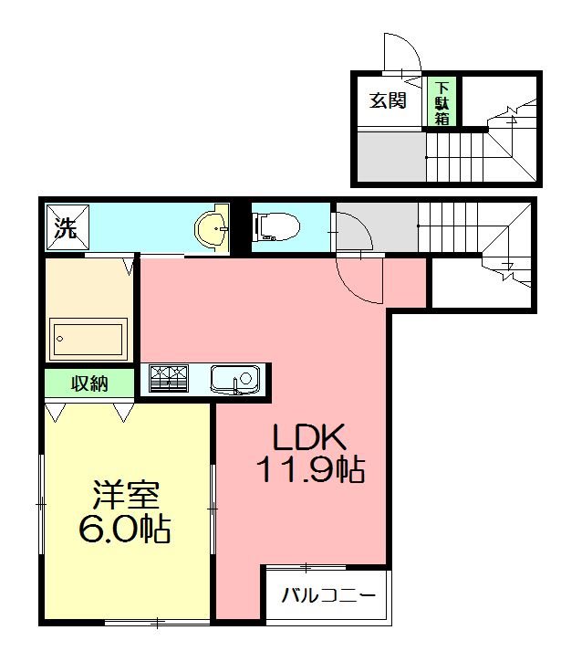 へーベルメゾン汲沢 間取り