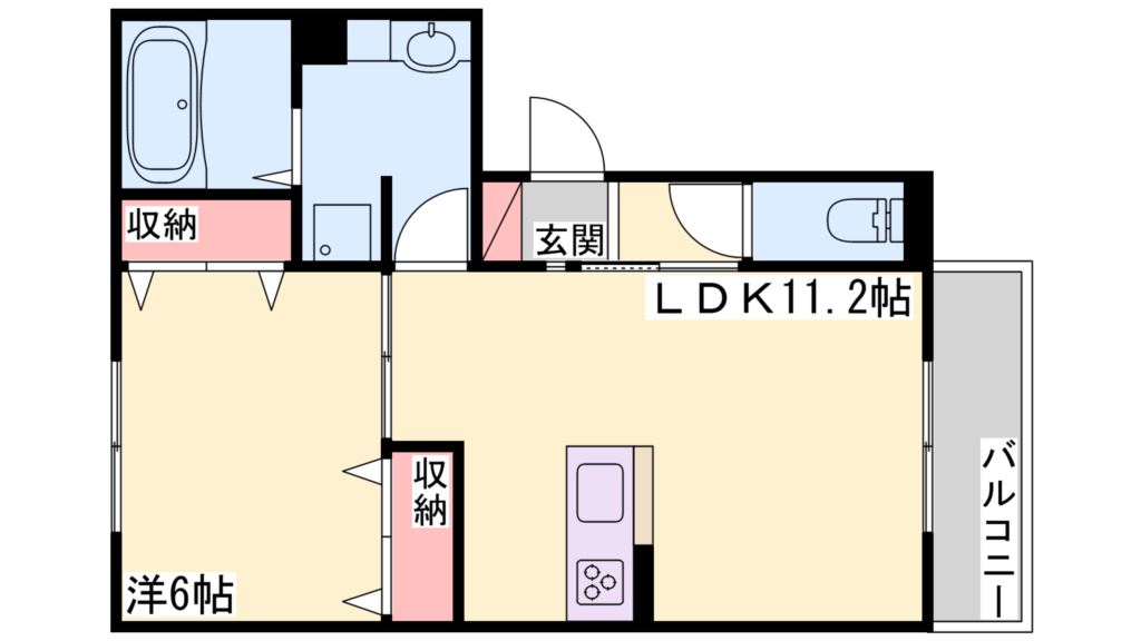 アトール恵比須 間取り図