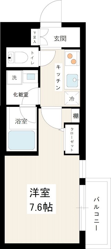 スカイコート板橋本町Ⅱ 0212号室 間取り
