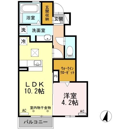 グランメール掛川 間取り図