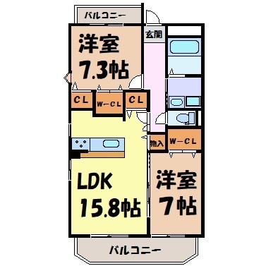 ステージ覚王山 間取り図