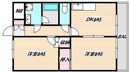 ルーセント下総中山 間取り図
