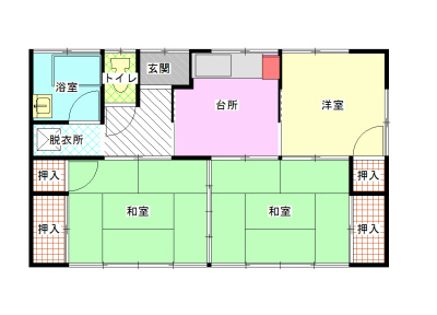 テラスハウス酒匂 間取り