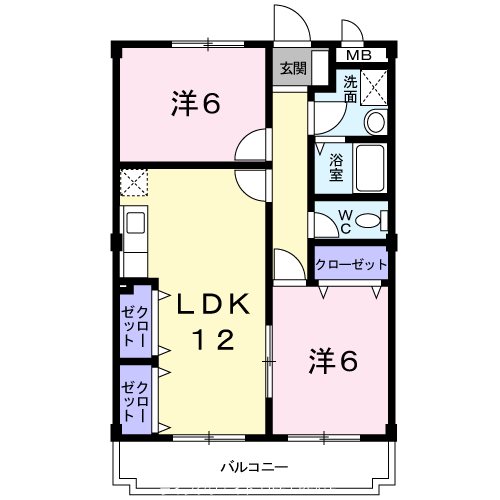 ニューマリッチ加古 間取り図