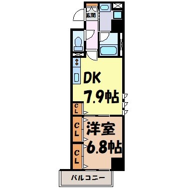 ディアコート白川 間取り図