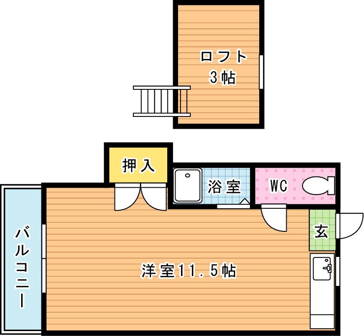 レガーロ黒崎Ⅰ 間取り図