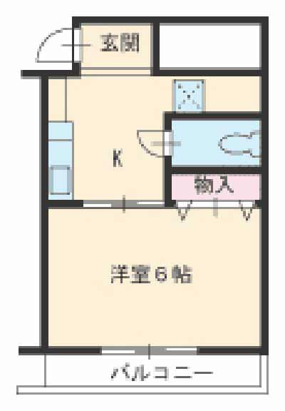 愛知県名古屋市瑞穂区中山町１丁目 間取り