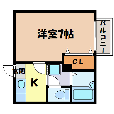 ハイツ春岡AIKA 間取り図