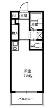 ＡＱＡミツナオ 202号室 間取り