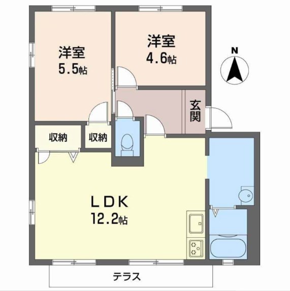 パルファンドKOGA 間取り