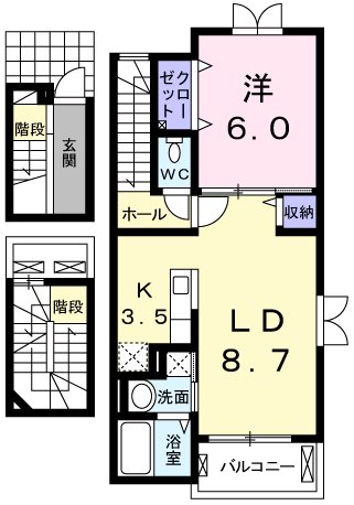 カーサセレノ 間取り