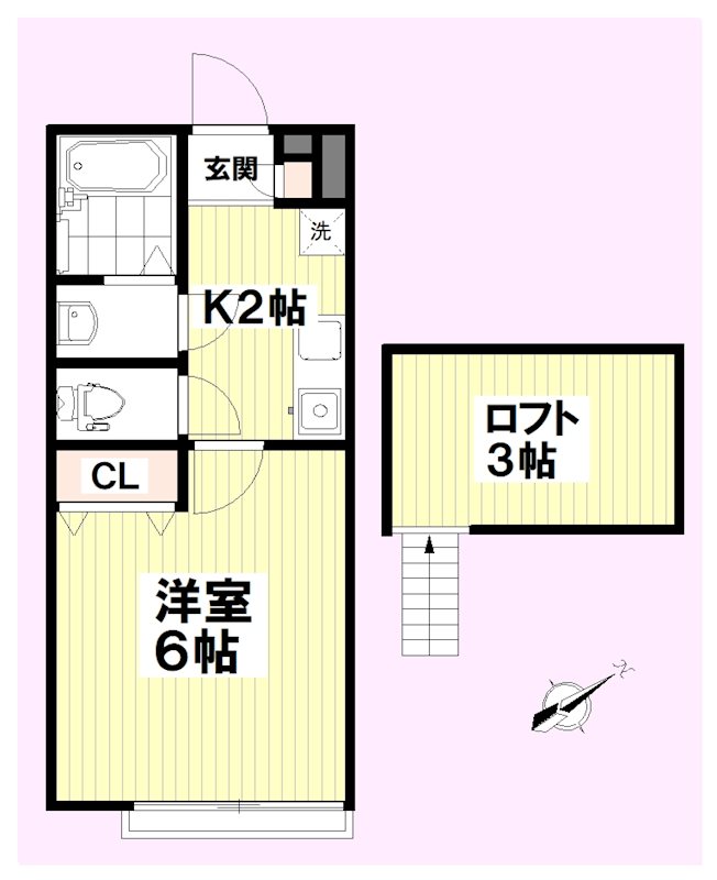 ブリーズフォーレ 203号室 間取り