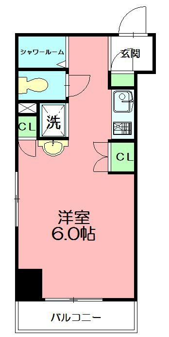 シーサイドビラ鵠沼 206号室 間取り