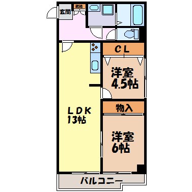 アーク上前津ビル 間取り図