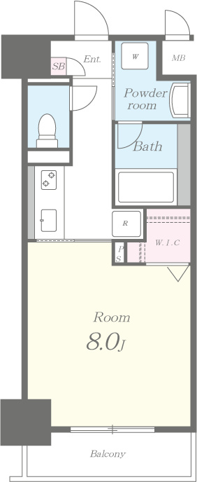 フェリーチェ ヴィータ 間取り図
