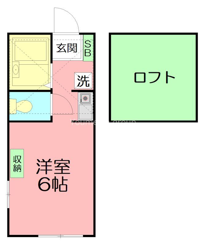 ブラウニー戸塚 202号室 間取り