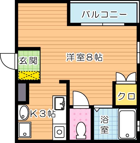 ファブフラット 間取り図