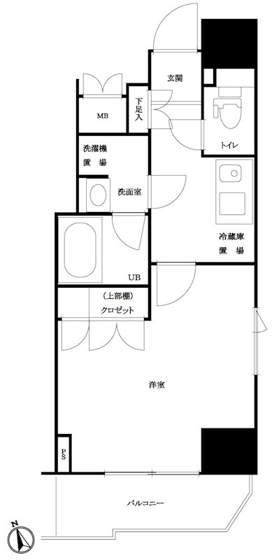 ルーブル新宿原町 間取り図