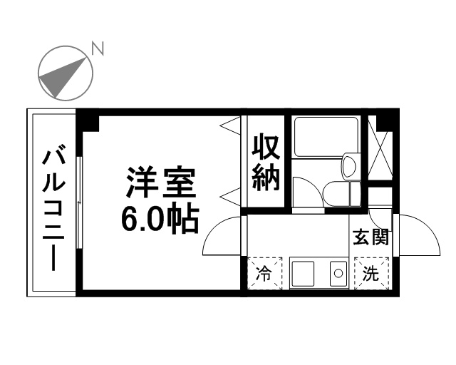 クレスト葛西 403号室 間取り