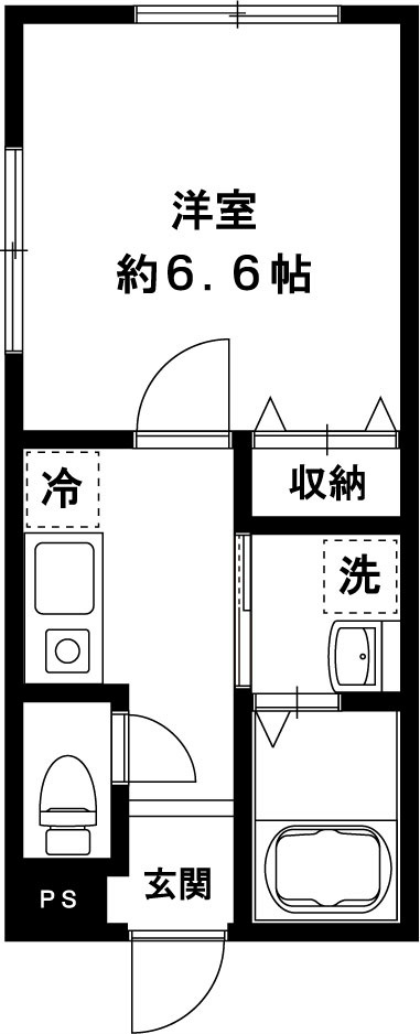 Liever(リエーヴル)A棟 101号室 間取り