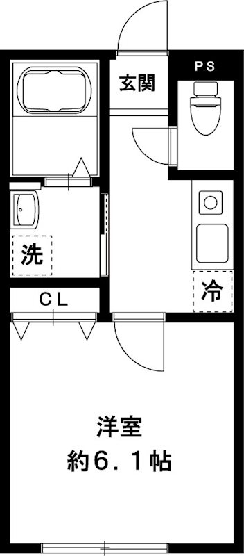 Liever(リエーヴル)Ｂ棟 102号室 間取り