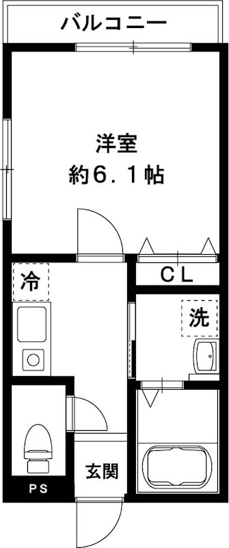 Liever(リエーヴル)Ｂ棟 204号室 間取り