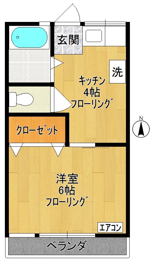 渡邉アパート 間取り図