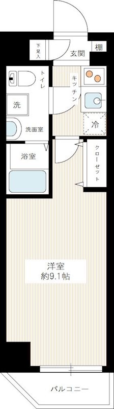 ＨＹ’ｓ Ｄｕｒａｎｔｅ 0207号室 間取り