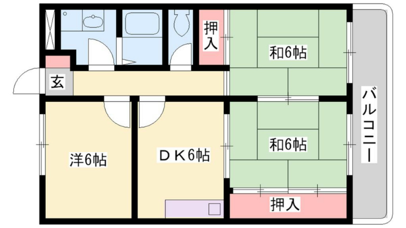 パインコート 間取り図