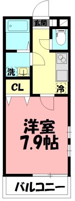 リブリ・Ｍilk-Ｔ 211号室 間取り