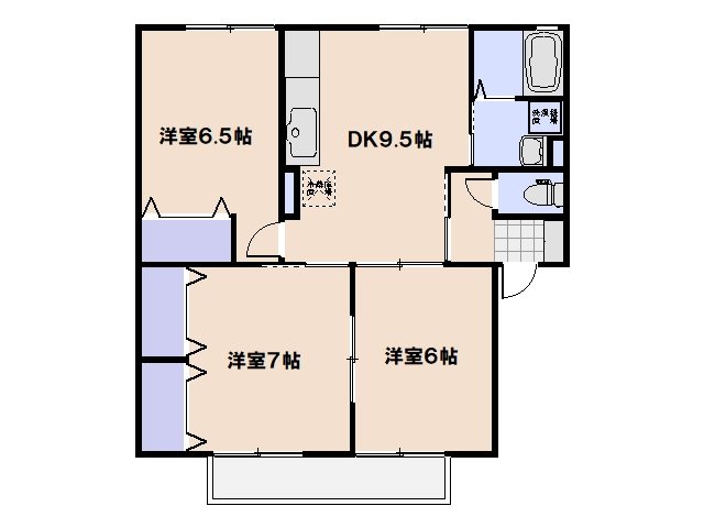サンライトハウスA棟 間取り