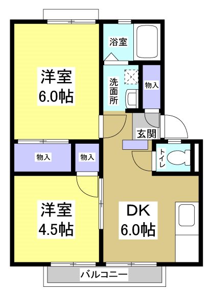 イトウハイツ 間取り図