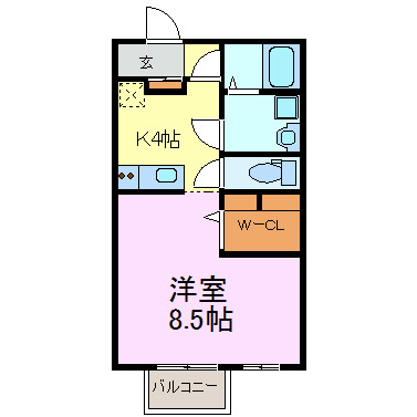 リビングタウン小倉町 間取り図