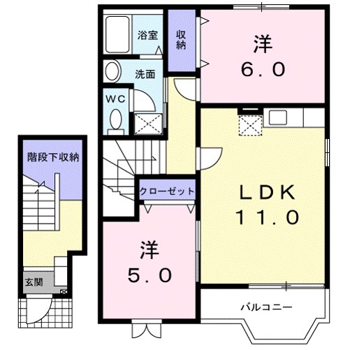 メゾンエスポワールC 間取り図