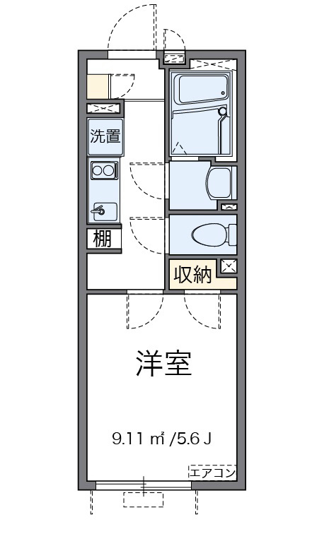 ベルメゾン大森 203号室 間取り