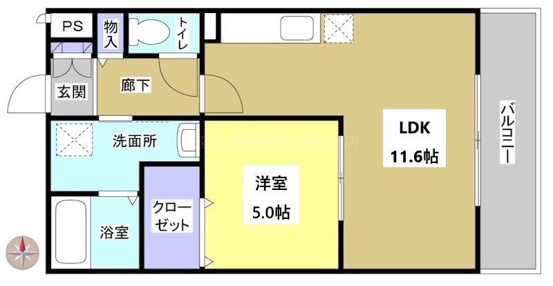 ゼフィールⅡ 間取り図