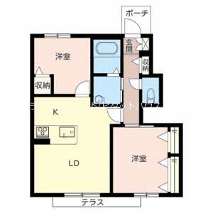 MAST COURT加古川南E 間取り図