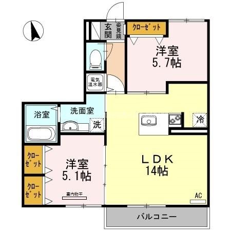 イリゼ 間取り図