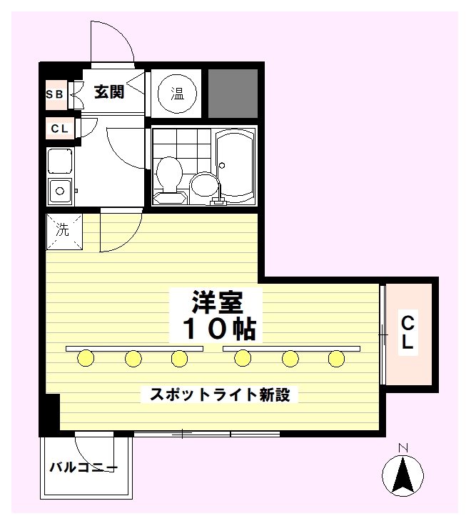 三田富洋ハイツ 間取り図