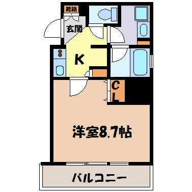 エスティメゾン東別院 間取り図