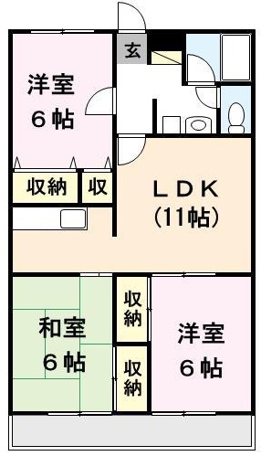 リヴェール・マンション 103号室 間取り